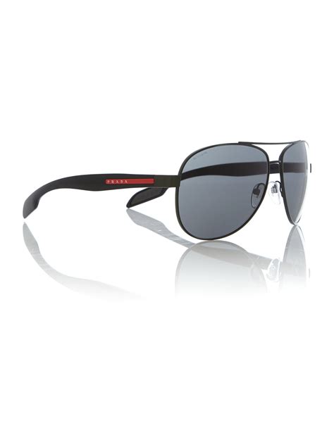 prada herren sonnenbrille pilot 2019|PRADA .